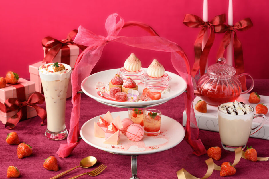 ストロベリー アフタヌーンティースタンド（※数量限定・完全予約制）