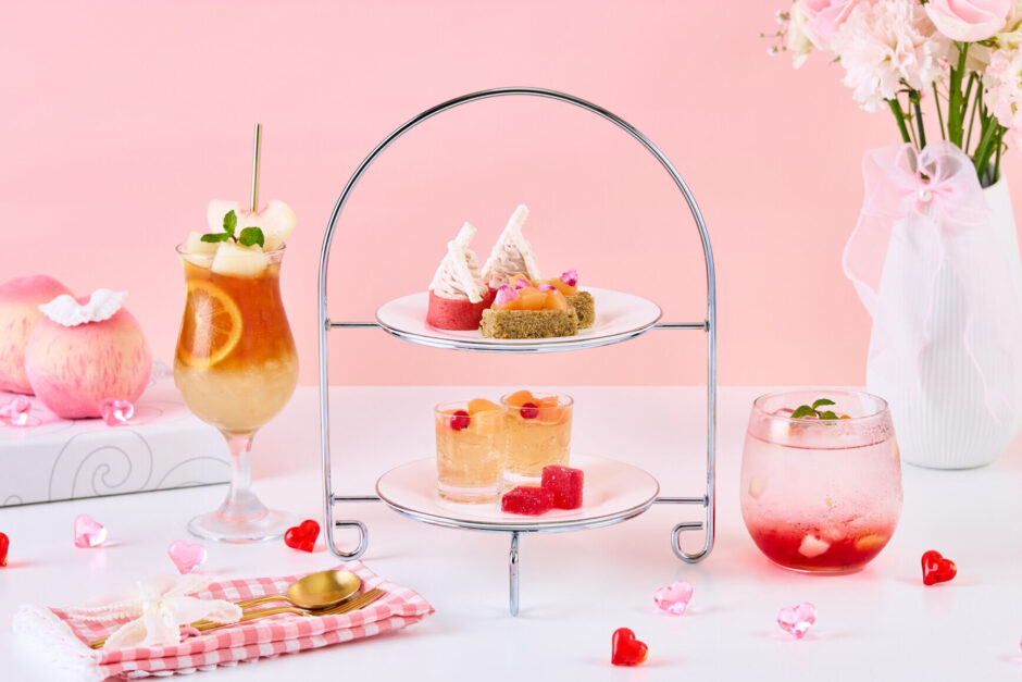 ミニアフタヌーンティースタンド フリーフロー付き