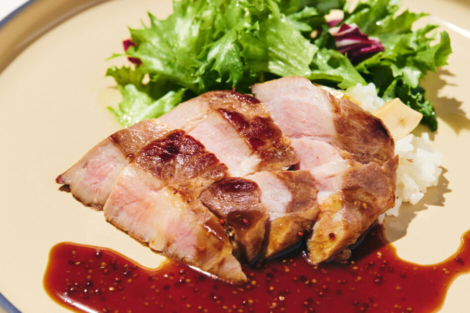 お肉メイン全4品のランチコース