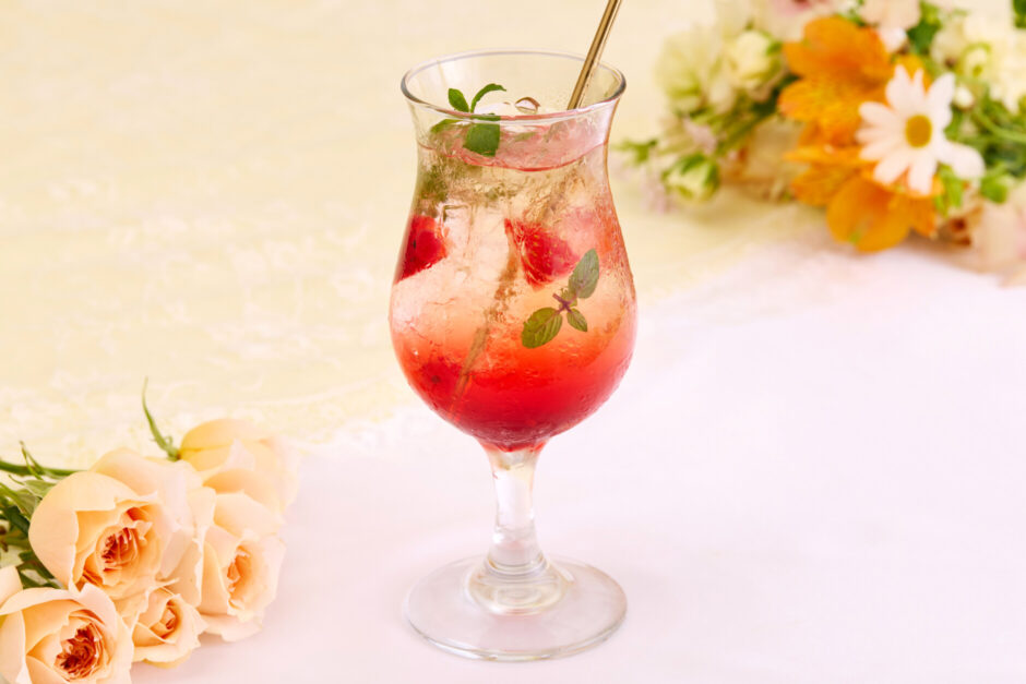 カモミールベリーティーソーダ