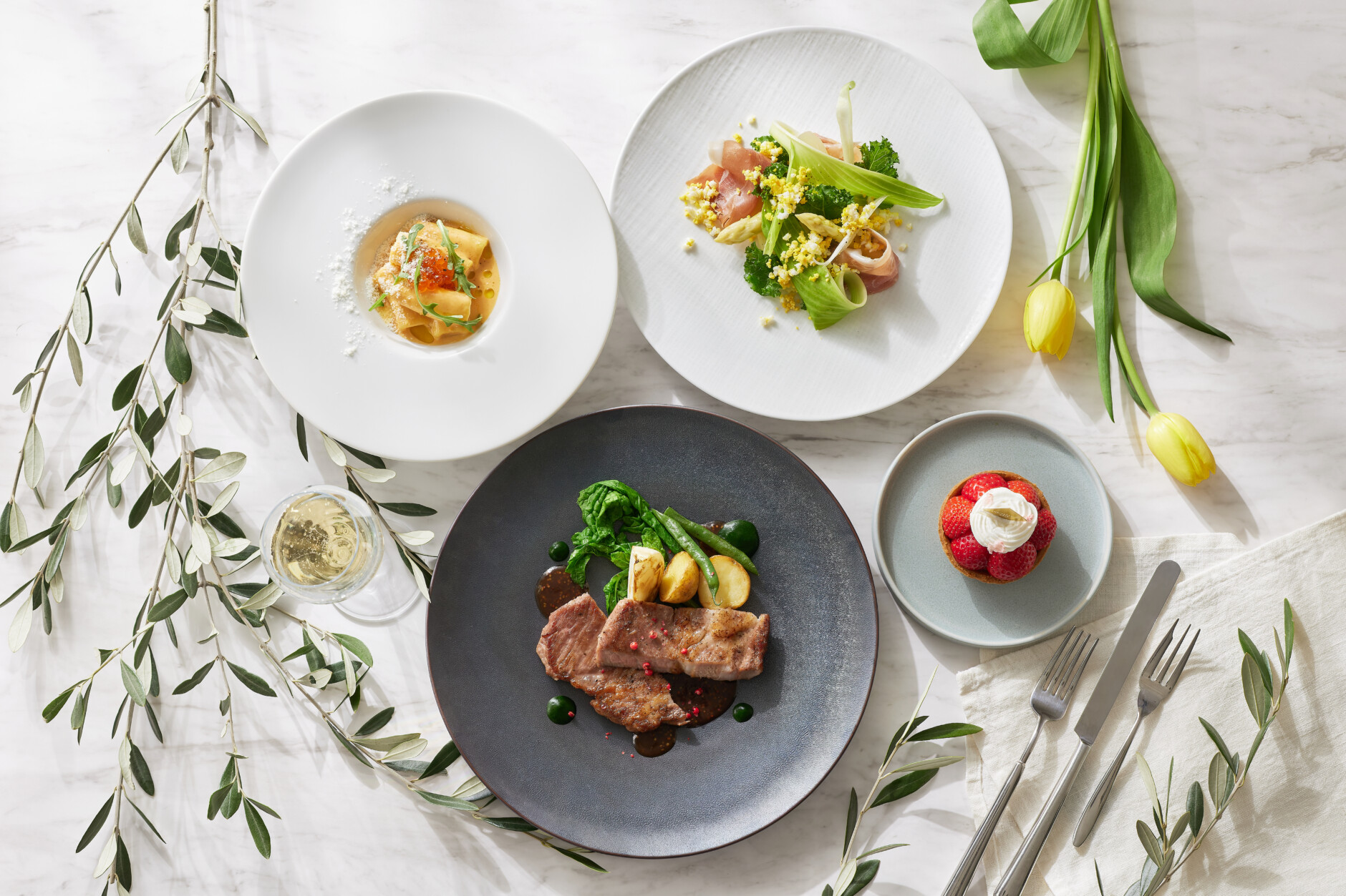 私らしく、自由に楽しむ。今の気分を美しく祝福する食体験。「アニヴェルセルカフェ 表参道」グランドメニューを全面刷新!